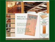 Tablet Screenshot of millworkconcepts.com